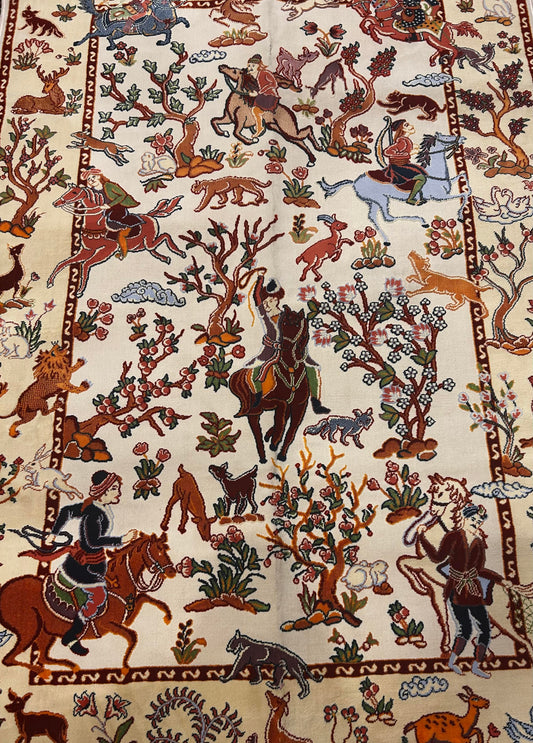 Rare Handwoven Tribal Rug