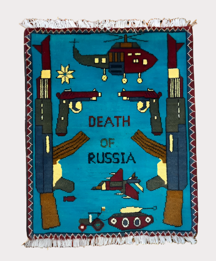 Death of Russia War Rug | Blue