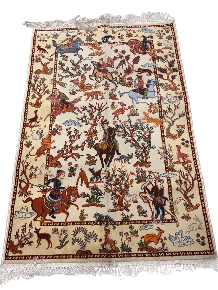 Rare Handwoven Tribal Rug