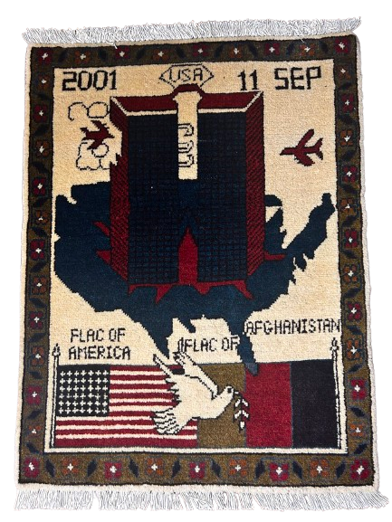 9/11 Afghan War Rug Version 2